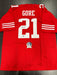 Frank Gore Signed San Francisco 49ers Custom Jersey Beckett COA