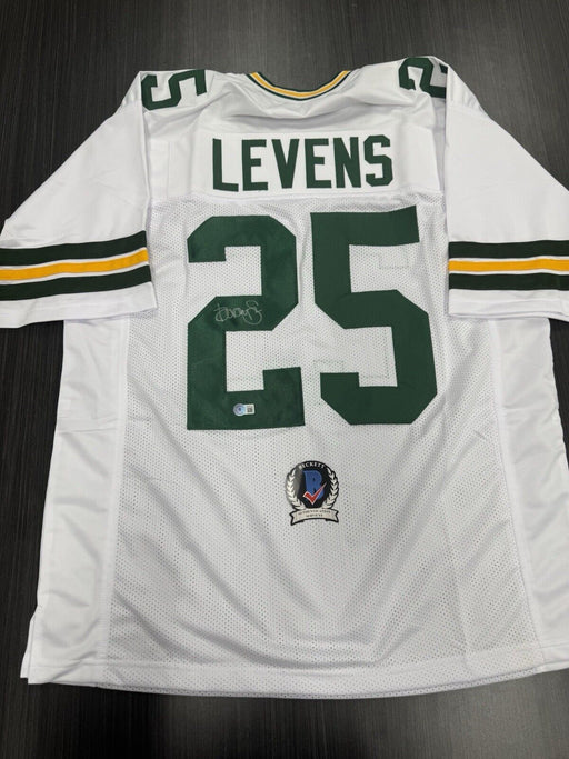 Dorsey Levens Signed Green Bay Packers Custom Jersey Beckett COA