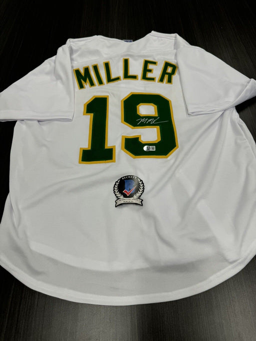 Mason Miller Signed Oakland Athletics Custom Jersey Beckett COA