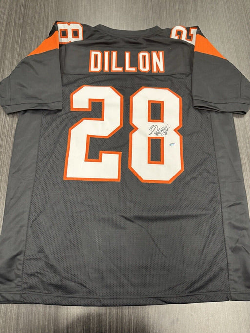Corey Dillon Signed Cincinnati Bengals Custom Jersey COA