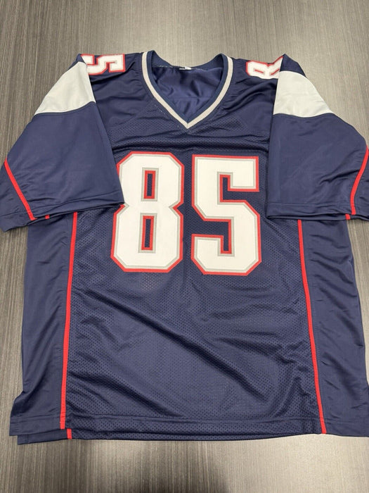 Jermaine Wiggins Signed New England Patriots Custom Jersey JSA COA