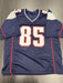 Jermaine Wiggins Signed New England Patriots Custom Jersey JSA COA