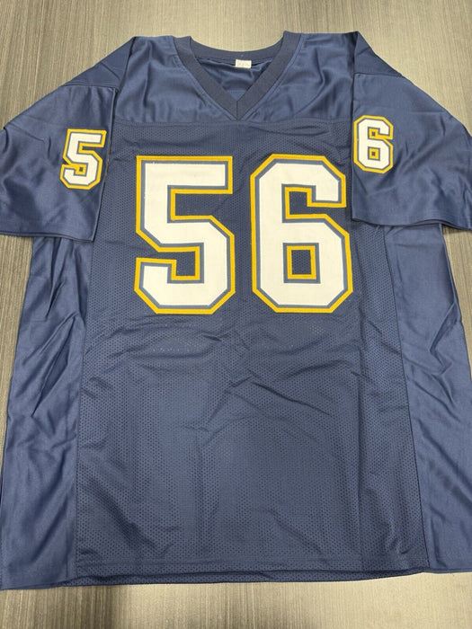 Shawn Merriman Signed San Diego Chargers Custom Jersey Beckett COA