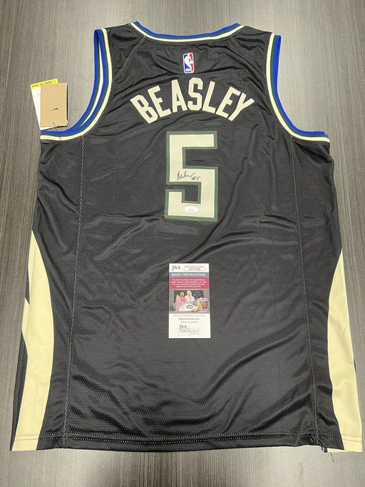 Malik Beasley Signed Milwaukee Bucks Jersey JSA COA