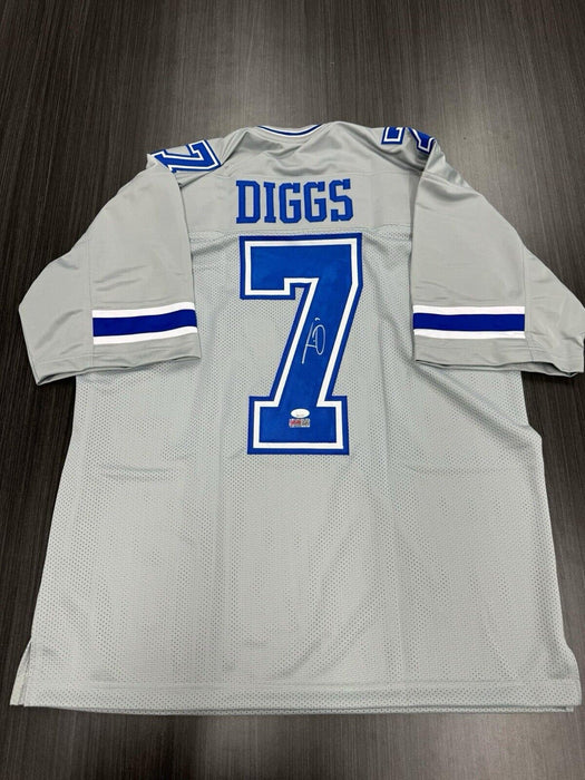 Trevon Diggs Signed Dallas Cowboys Custom Jersey JSA COA