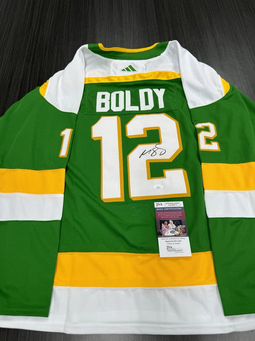 Matt Boldy Signed Minnesota Wild Jersey JSA COA