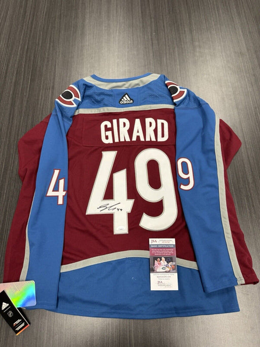 Sam Girard Signed Colorado Avalanche Jersey JSA COA