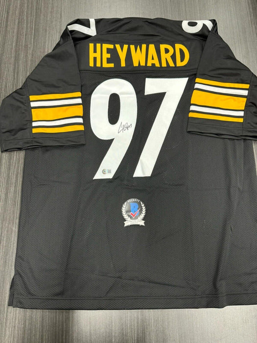 Cameron heyward Signed Pittsburgh Steelers Custom Jersey Beckett COA