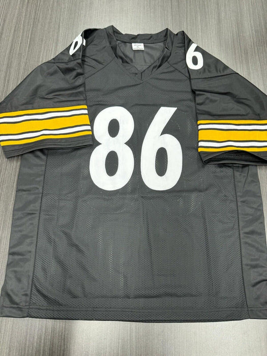 Hines Ward Signed Pittsburgh Steelers Custom Jersey Beckett COA