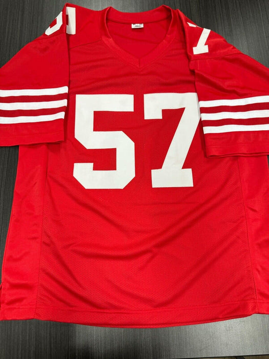 Dre Greenlaw Signed San Francisco 49ers Custom Jersey Beckett COA