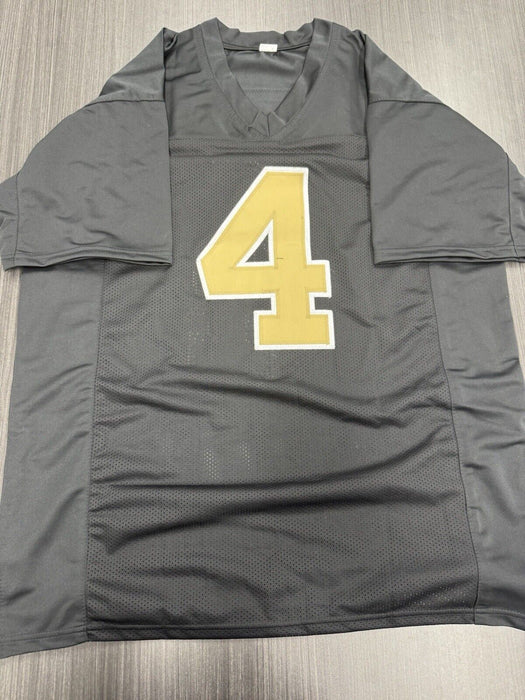 Derek Carr Signed New Orleans Saints Custom Jersey Beckett COA
