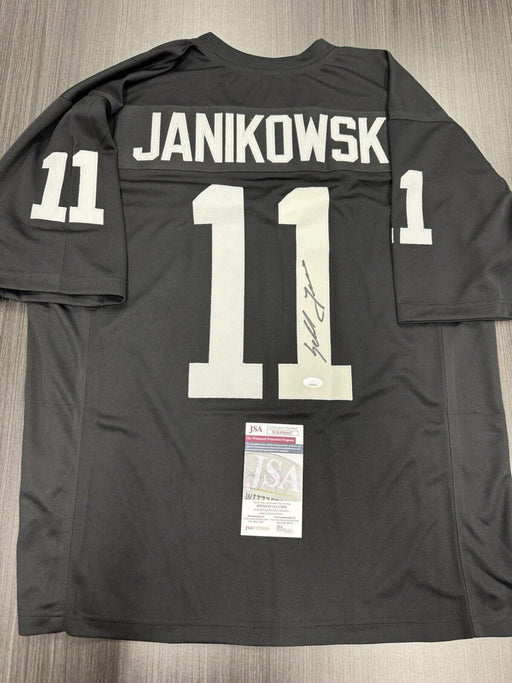 Sebastian Janikowski Signed Oakland Raiders Custom Jersey JSA COA