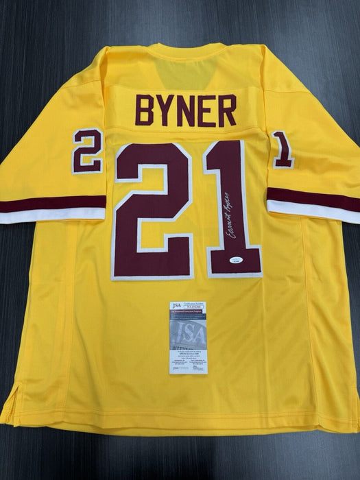 Earnest Byner Signed Washington Redskins Custom Jersey JSA COA