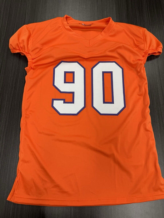 Dexter Lawrence Signed Clemson Tigers Custom Jersey Beckett COA