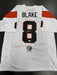 Jeff Blake Signed Cincinnati Bengals Custom Jersey Beckett COA