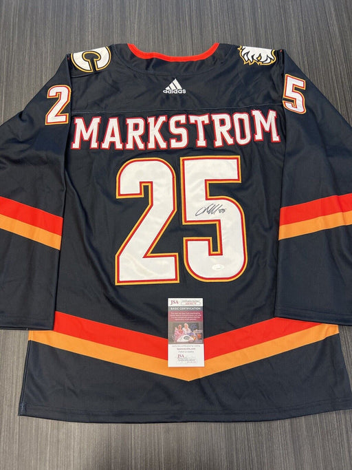 Jakob Markstrom Signed Calgary Flames Jersey JSA COA