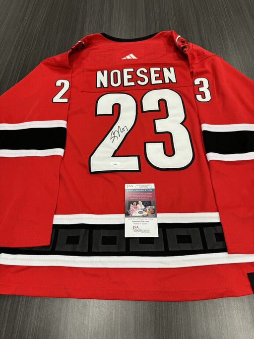 Stefan Noesen Signed Carolina Hurricanes Jersey JSA COA