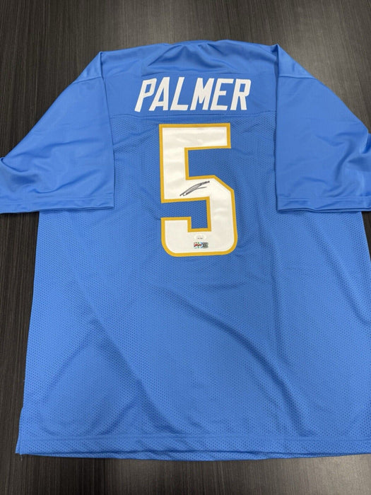 Joshua Palmer Signed Los Angeles Chargers Custom Jersey JSA COA