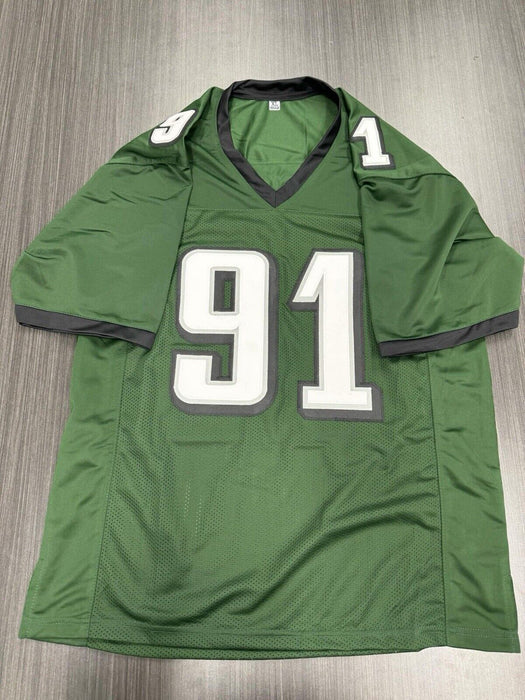 Fletcher Cox Signed Philadelphia Eagles Custom Jersey Beckett COA