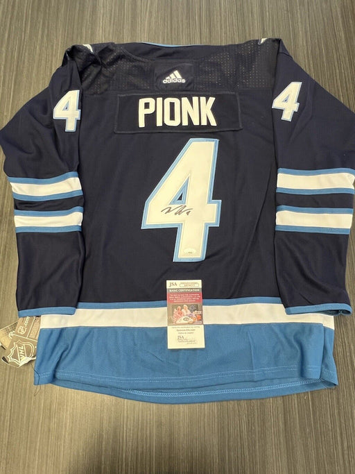 Neal Pionk Signed Winnipeg Jets Jersey JSA COA