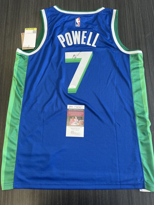 Dwight Powell Signed Dallas Mavericks Jersey JSA COA