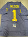 Roman Wilson Signed Michigan Wolverines Custom Jersey Beckett COA