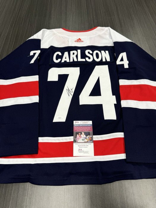 John Carlson Signed Washington Capitals Jersey JSA COA