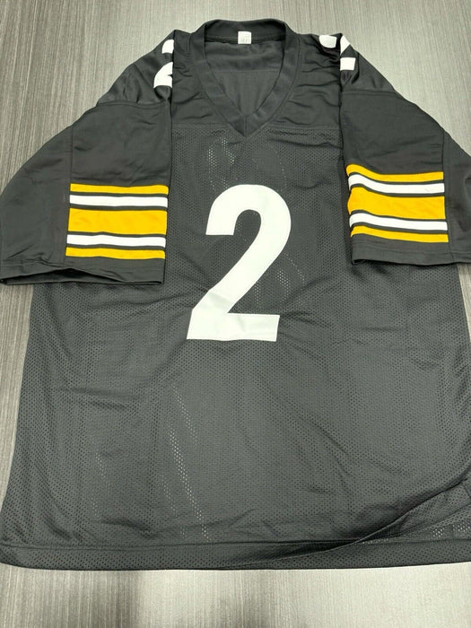 Justin Fields Signed Pittsburgh Steelers Custom Jersey Beckett COA