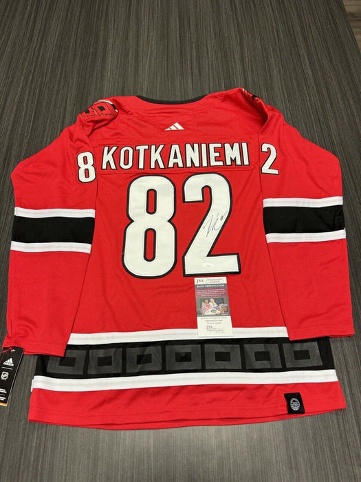 Jesperi Kotkaniemi Signed Carolina Hurricanes Jersey JSA COA