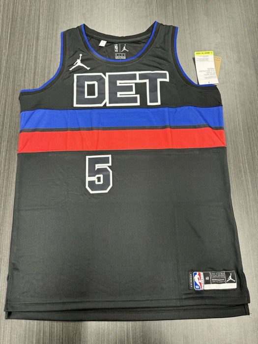 Malik Beasley Signed Detroit Pistons Jersey JSA COA