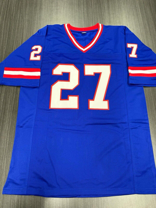 Rodney Hampton Signed New York Giants Custom Jersey Beckett COA