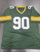Lukas Van Ness Signed Green Bay Packers Custom Jersey Beckett COA