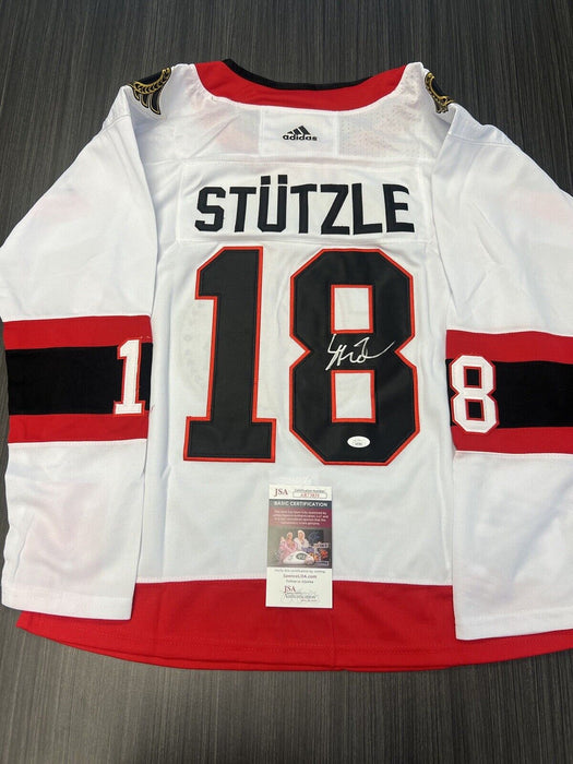 Tim Stutzle Signed Ottawa Senators Jersey JSA COA