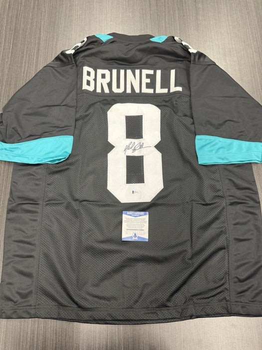 Mark Brunell Signed Jacksonville Jaguars Custom Jersey Beckett COA
