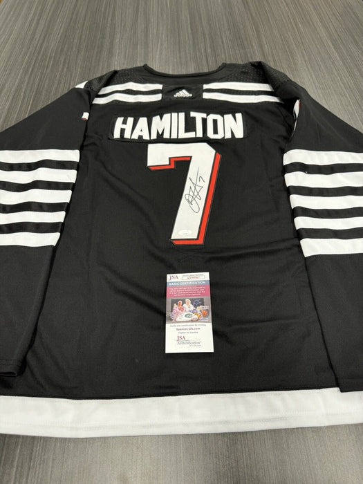 Dougie Hamilton Signed New Jersey Devils Jersey JSA COA