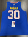 Ochai Agbaji Signed Kansas Jayhawks Jersey JSA COA