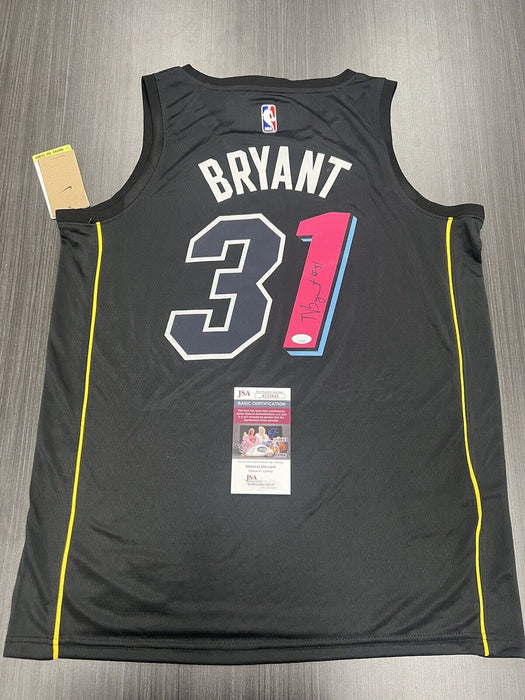 Thomas Bryant Signed Miami Heat Jersey JSA COA