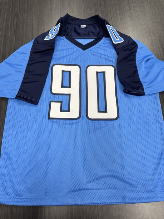 Javon Kearse Signed Tennessee Titans Custom Jersey Beckett COA