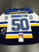 Jordan Binnington Signed St. Louis Blues Jersey JSA COA