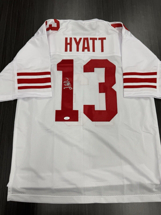 Jalin Hyatt Signed New York Giants Custom Jersey JSA COA