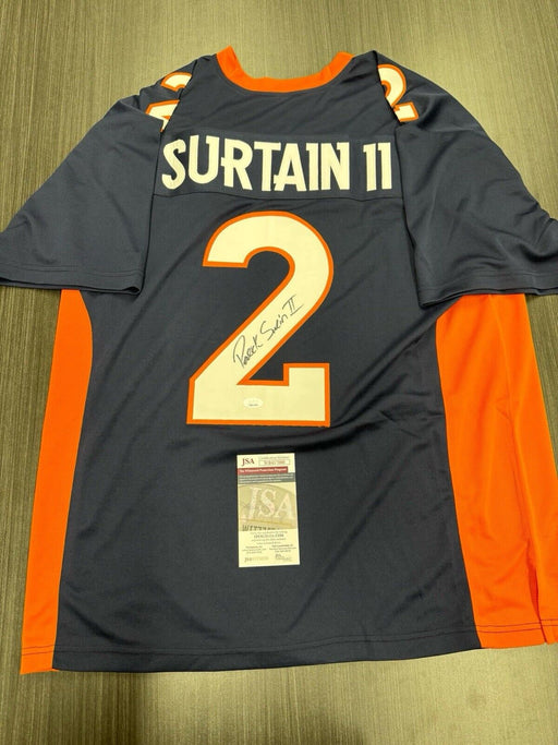 Patrick Surtain Signed Denver Broncos Custom Jersey JSA COA