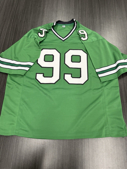 Hugh Douglas Signed New York Jets Custom Jersey COA