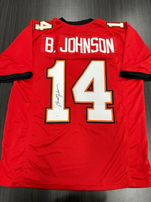 Brad Johnson Signed Tampa Bay Buccaneers  Custom Jersey JSA COA