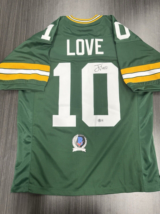 Jordan Love Signed Green Bay Packers Custom Jersey Beckett COA