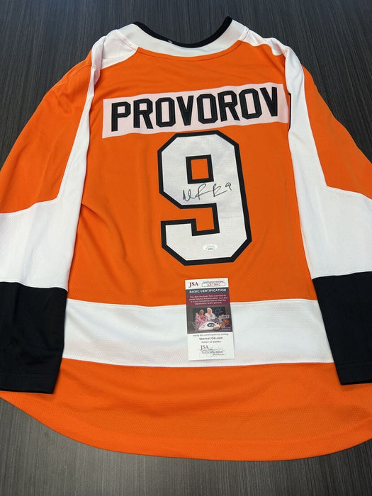 Ivan Provorov Signed Philadelphia Flyers Jersey JSA COA