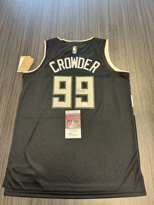 Jae Crowder Signed Milwaukee Bucks Jersey JSA COA