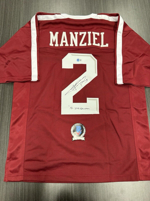 Johnny Manziel Signed Texas A&M Aggies Custom Jersey Beckett COA