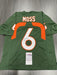 Santana Moss Signed Miami Hurricanes Custom Jersey JSA COA