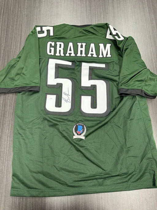 Brandon Graham Signed Philadelphia Eagles Custom Jersey Beckett COA