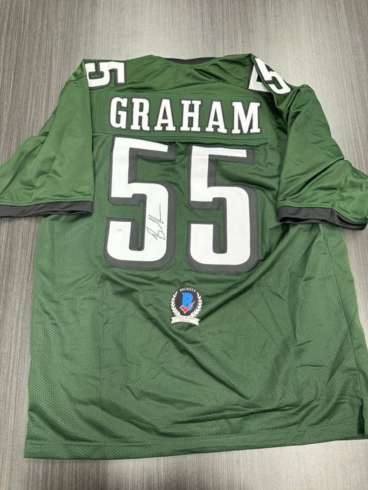 Brandon Graham Signed Philadelphia Eagles Custom Jersey Beckett COA